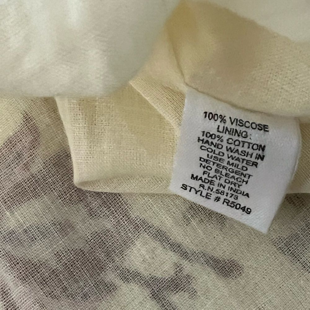 NWT RAGA Deema Tiered Cream Floral Maxi Dress with Pink & Blue Accents Medium - Picture 8 of 11
